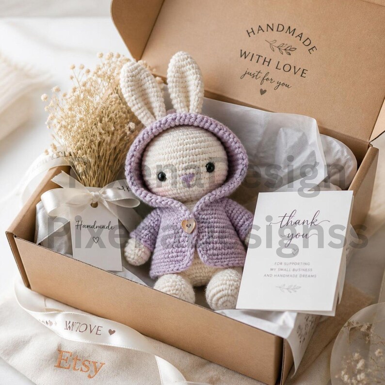 How To Crochet A Rabbit Crochet Bunny Plush Pattern PDF | Amigurumi Doll Clothes, Sweater, Coat ...