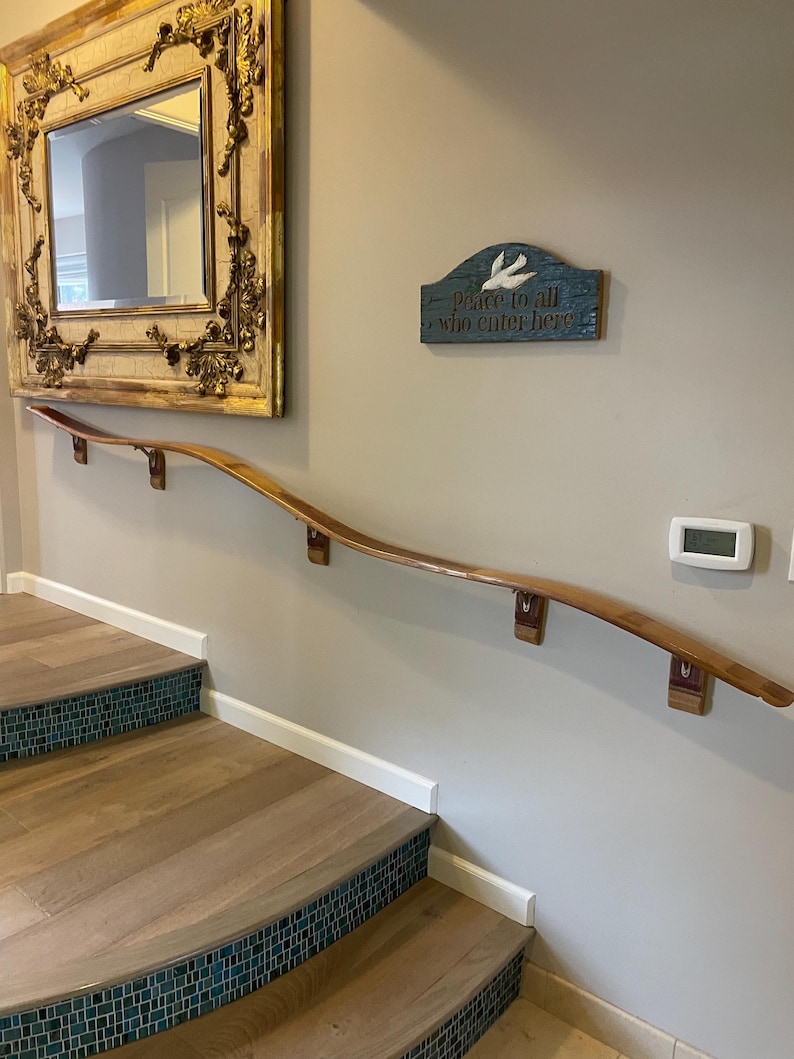 Extra Custome Handrail Bracket With Stave-end Backing Whiskey and Wine ...