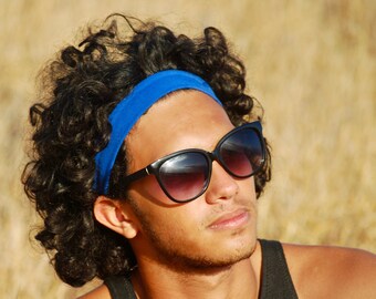 Narrow Headband - Eco Friendly Jersey - Rust - Pumpkin - Unisex Headband - Several Colors Available