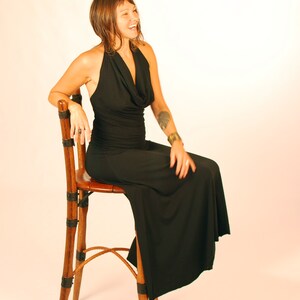 Maxi Skirt Black Organic Clothing Eco Friendly Full Length Skirt Available in Several Colors image 4