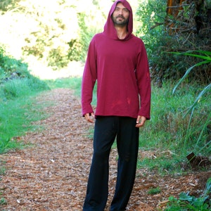 Men's Yoga Pants Lounge Pants Eco Friendly Organic Clothing Black Pants image 3