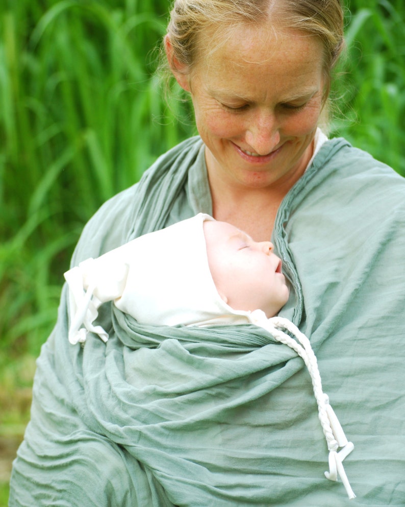 Organic Baby Hat Newborn Hat Tassel Hat Pixie Elf Gnome Eco Friendly White Hat image 4