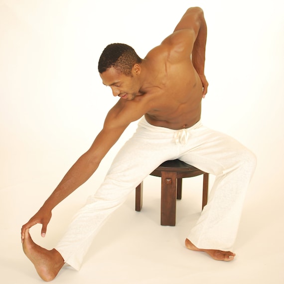 Men's Yoga Pants Lounge Pants Natural Organic Cotton Hemp Eco Friendly Organic  Clothing 