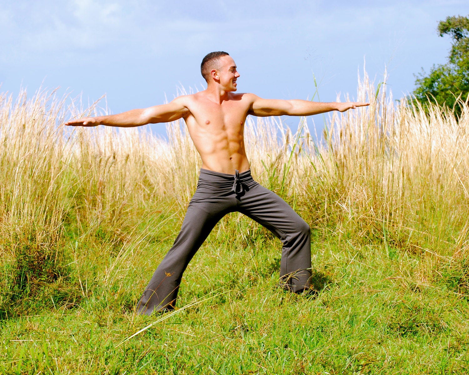 Men's Organic Cotton Yoga Pants