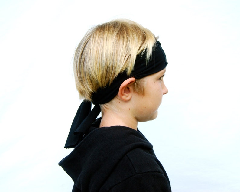 Kids Pirate Headband Skull and Crossbones Jolly Roger Costume Eco Friendly Black Dress Up image 3