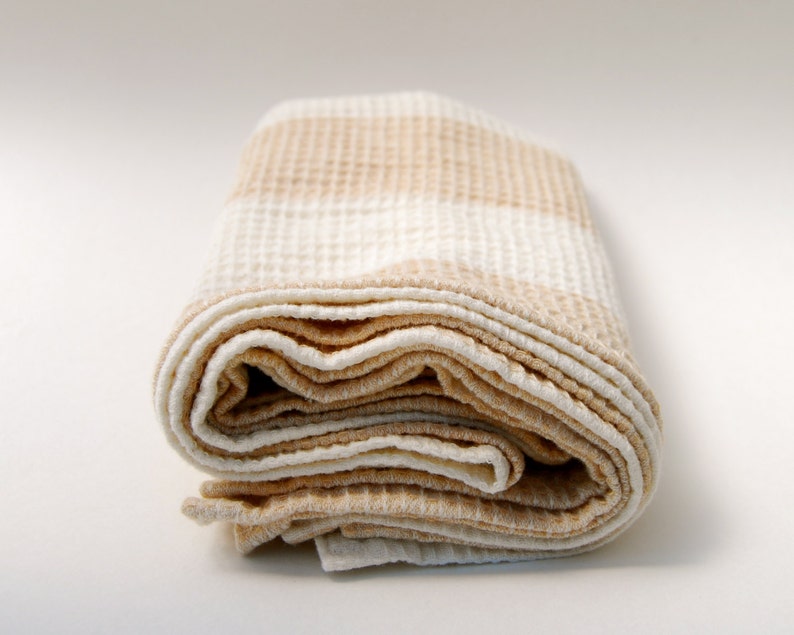 Tea Towel Dish Cloth Kitchen Set of Two Organic Cotton Etsy