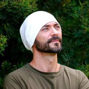 Sombrero de hombre ecológico Slouchy Unisex Cáñamo de algodón orgánico Ropa orgánica imagen 3