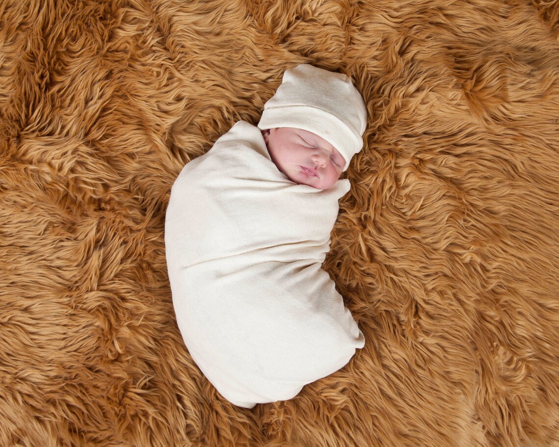 Organic Baby Swaddling Blanket Emerald Green Eco Etsy