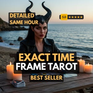 正確な時間枠タロット占い | 即日配達 | サイキックタイミングリーディング | いつ起こる？ 愛、キャリア、人生の洞察