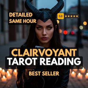 Clairvoyant Psychic Reading | No Cards No Tools | Same Hour Telepathic Insight | Spiritual Guidance