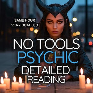 Leitura psíquica sem ferramentas (mesma hora) | Leitura do amor, aconselhamento espiritual, leitura mediúnica, leitura de emergência no mesmo dia, orientação para uma alma limpa