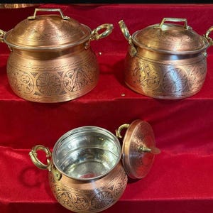 copper pot, handmade copper cookware, rustic kitchen decor, copper cooking pot