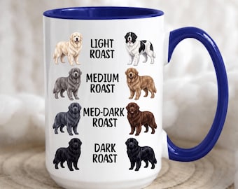 Rolig Newfoundland-mugg, Newfie-mugg, Newfoundland-mugg, Hundkaffemuggar, Newfoundland-mugg, Newfoundland-mamma, Newfoundland-älskare-present, Newfie