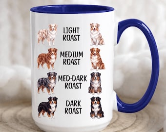 Rolig australisk herdemugg, det finns 99 procents chans att den har hår i sig, hundägare, australisk älskare, australisk mamma, australisk kikarhund