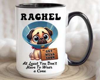 Custom Get Well Soon Mug, Post Surgery Gift, Dog Mug, Feel Better Gift,  Post-Surgery mug, Surgery recovery, Healing Gifts for Women & Men