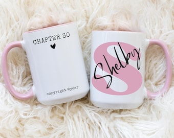 30th Birthday Mug, Custom Birthday Gift for Her, Personalized 30th Cup, In My Thirties Era, Name Chapter 30 Mug, 30th Gift for Women, Men