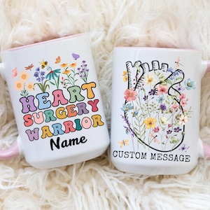 Heart surgery gift, heart operation gift, open heart surgery, heart valve surgery, heart aneurysm, triple bypass gift, heart surgery mug