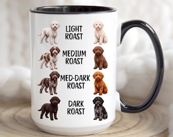 Lagotto Romagnolo-mugg, rolig Lagotto Romagnoli-mugg, Lagotto Romagnolo pappa, mamma, hundälskare kaffekopp, söt present till ägarentusiasten