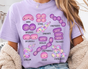 Comfort Colors® Bacteria Shirt,MLS, Medical Technologist, Microbiologist shirt, Infection Control, Infectious Disease Shirt, Science Teacher