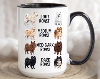 Amerikansk eskimåmugg, amerikansk eskimåmamma, pappa, rolig eskimåmugg, husdjurs-eskiehundälskare kaffekopp, söt present till eskimåägarentusiasten