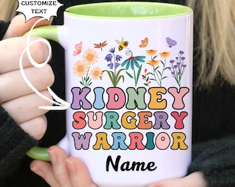 Regalo de cirugía de riñón, regalo de riñón, riñón poliquístico, recuperación de donación de riñón, taza de riñón, regalo de nefrectomía, trasplante de riñón, riñón nuevo