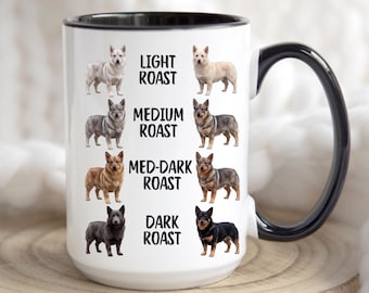 Rolig svensk Vallhund-mugg, Vallhund-hundtränare, svensk kohund-kaffekopp, present till mamma pappa Vallhund-uppfödare, har hundhår-kaffekopp