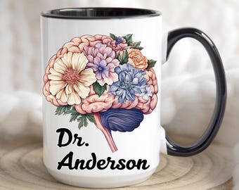 Personalized Neurology Gift, Neurologist Gift, Brain Surgery Mug, Neuro Nurse Gift, Brain Doctor Mug,Neuroscience graduation, Therapist, Phd