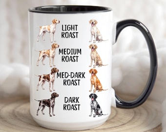 Rolig engelsk pointermugg, tysk korthårig pointermugg, 99% chans att den här har hundhår Kaffemugg Presenter, kikar hund mamma pappa älskare husdjursmugg
