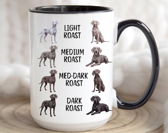Weimaraner Dog Facts, Weimaraner Gift, Weimaraner Mug, Weimaraner Cup, Weimaraner Lover, Weimaraner Trainer, Mom Mug, Weimaraner Dad Mug