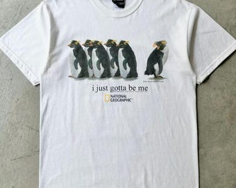Chemise unisexe I Just Gotta Be Me Penguins, chemise nationale géographique