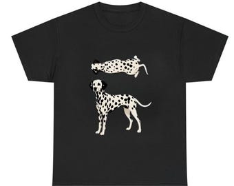 Dalmatian Dog Graphic T-shirt, Spotted Dog Lover Tee - Etsy