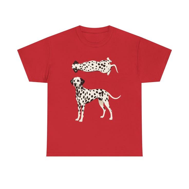 ダルメシアン convenienceyoung Dalmatian Tシャツ Dalmatian Dog Graphic T-shirt, Spotted Dog Lover Tee - Etsy
