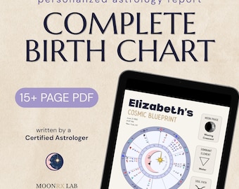 Complete Birth Chart Reading | Personalized Astrology Report PDF by Certified Astrologer