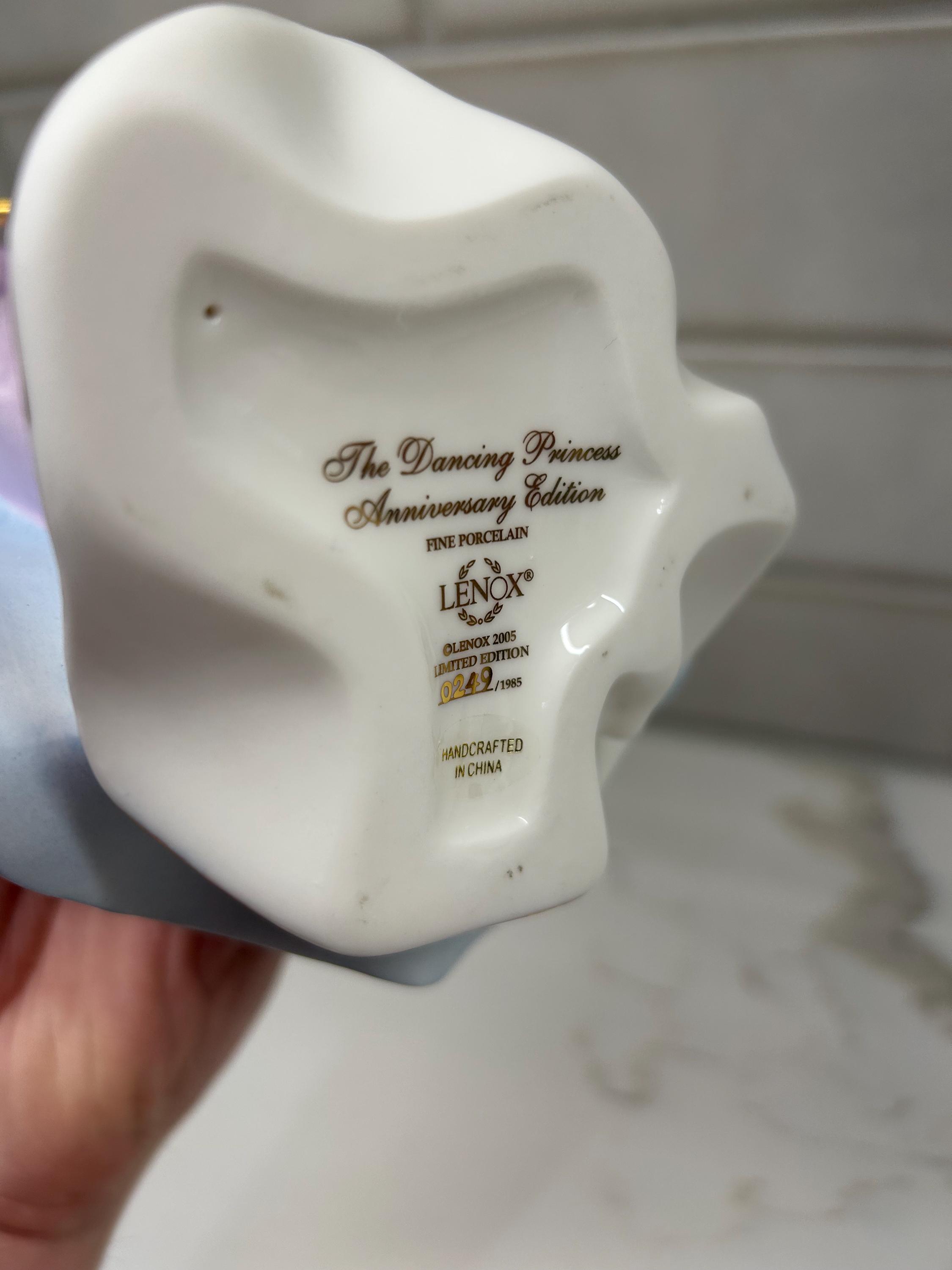 Lenox Dancing Princess Anniversary Edition Figurine 9.25in Limited