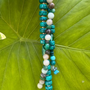 Bohemian Howlite Bag Charm