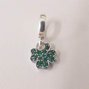 pandora sparkling four-leaf clover s925 ale charm pendant