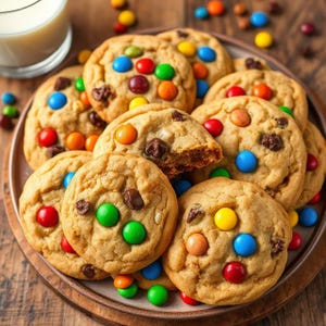 Chewy Candy Cookies Recipe | Sweet, Delicious, Easy to Make