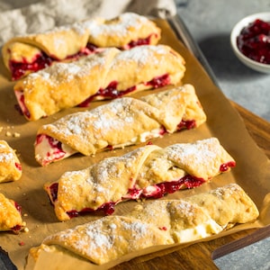 Berry Cream Cheese Puff Pastry Recipe | Easy, Delicious Dessert, Quick Pastry