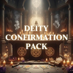 Gottheit Konfirmation Pack | Patron, Matrone, Patin, Begleiterin, Göttliche Botschaften