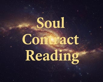 Soul Contract Reading – Discover Your Pre-Birth Agreement, Karma & Life Purpose | Deep Intuitive PDF Report