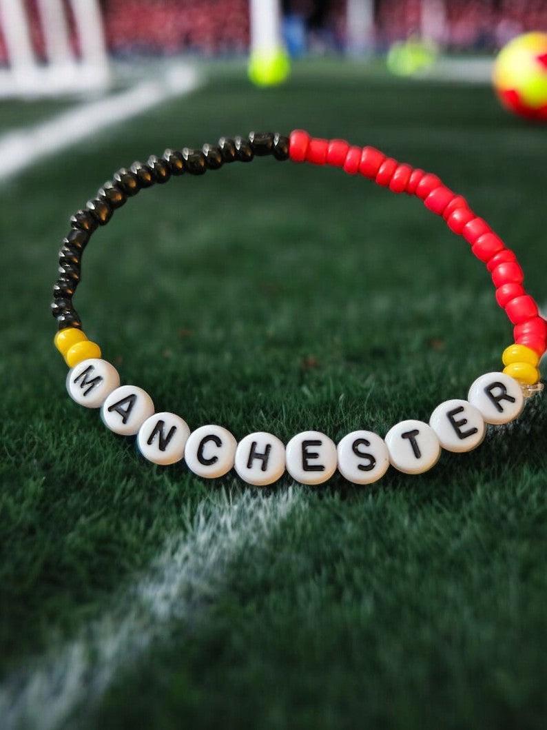 Manchester United Bracelet - Etsy