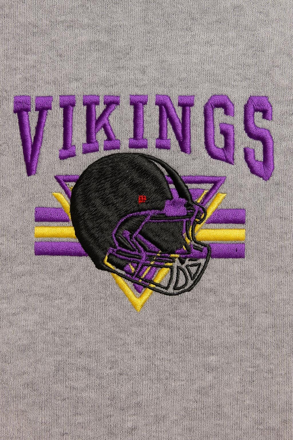 thumbnail image 2 of Minnesota Vikings NFL Embroidered Iron-On Patch - 3" X 3.5" - Multi-Color - Free Shipping 2 of 5