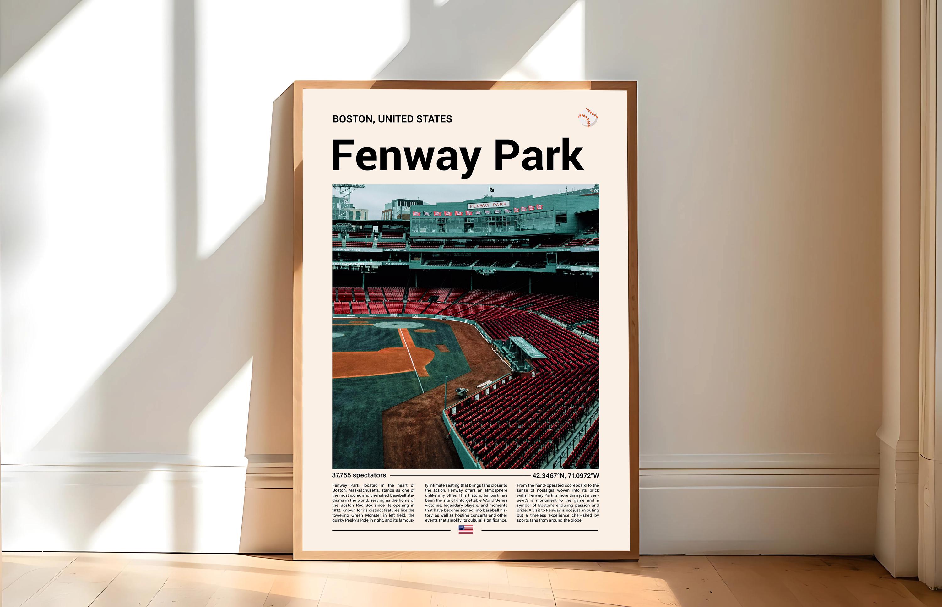 Fenway Park Poster, Boston Red Sox Gifts, Fenway Park Print, Fenway Park Art, Boston Red Sox Print, Boston Red Sox Poster