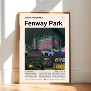 Fenway Park Poster, Boston Red Sox Gifts, Fenway Park Print, Fenway Park Art, Boston Red Sox Print, Boston Red Sox Poster