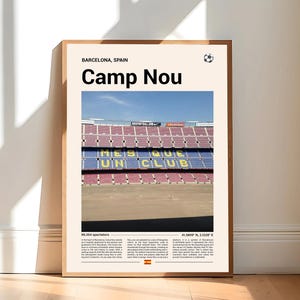 FC バルセロナ カンプ ノウ スタジアム プリント、サッカー
