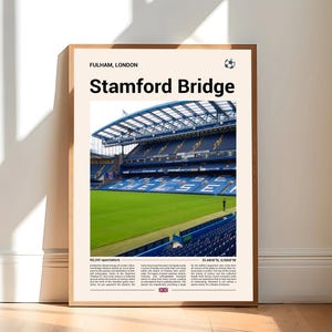 Stamford Bridge Stadion Wandkunst, Stamford Bridge Stadion Wandkunst, Geschenke, Stamford Bridge Stadion