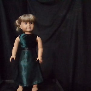 Forest Green evening dress