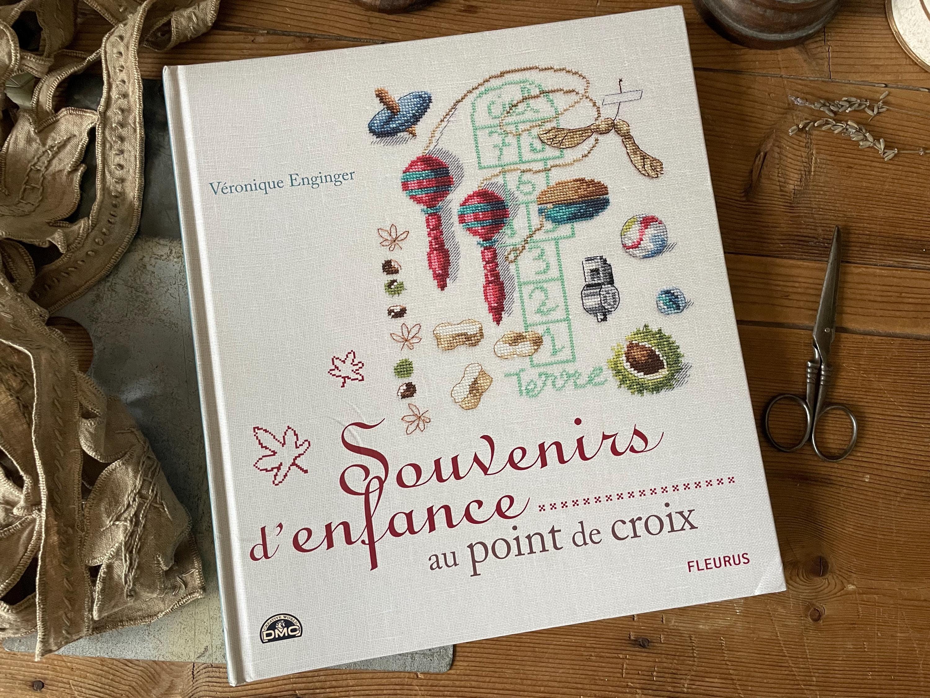 Livre de point de croix français : Souvenirs d'enfance de