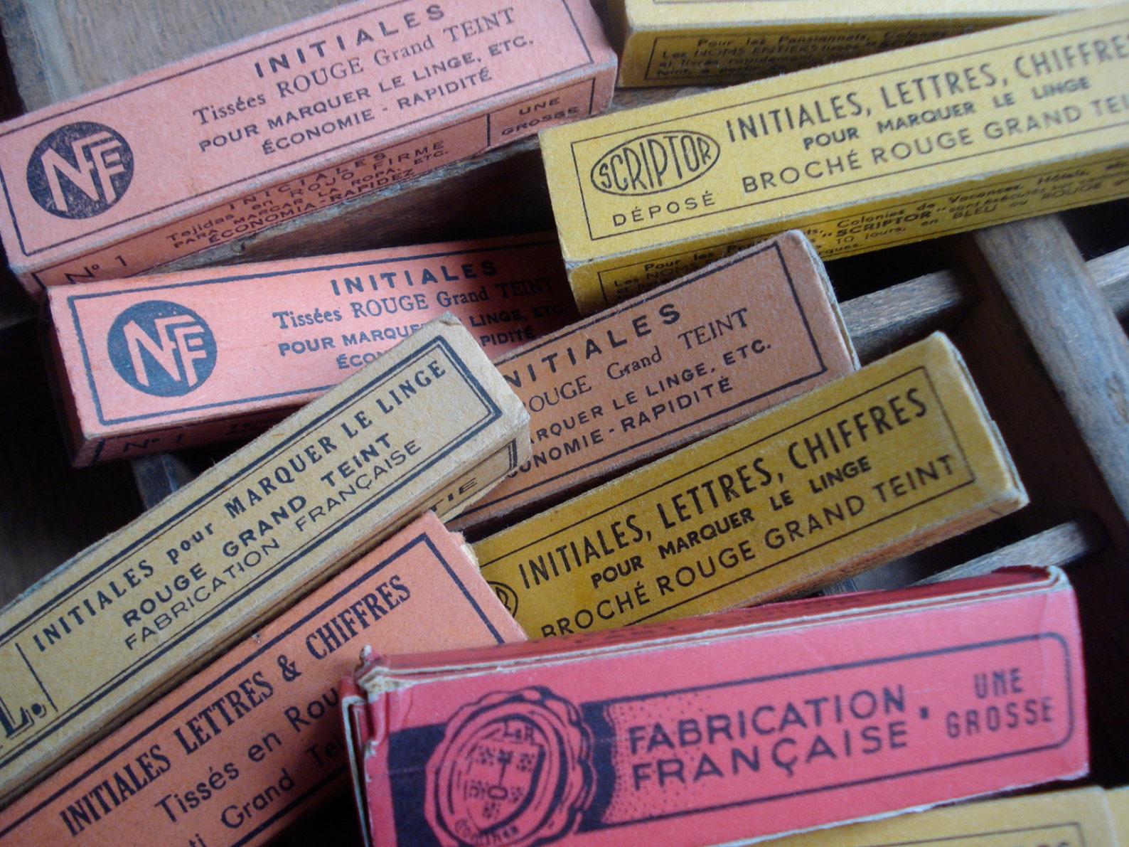 Vintage French Laundry Labels Numbers Linen Kitchen Cloth.... Etsy