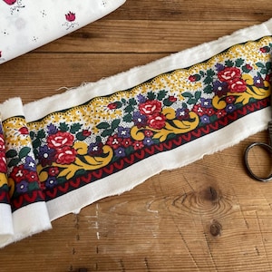 Vintage FRENCH Souleiado Textile Frieze Trim Provençal Collection #4